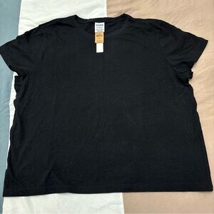 Pink Victoria Secret Shirt Womens XL Black Short Sleeve Cotton Tee New Cotton